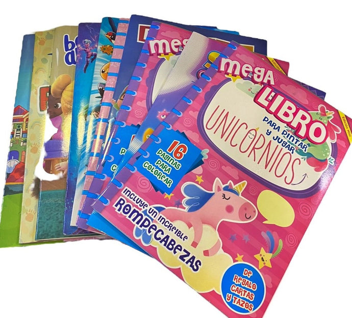 Libros para Colorear Lote 12 unid. (surtido)